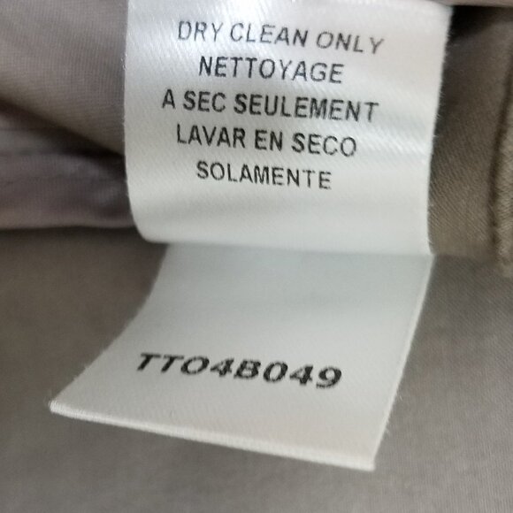 BCBG MaxAzria Olive Green Pintuck Blazer Size XS - Picture 4 of 5